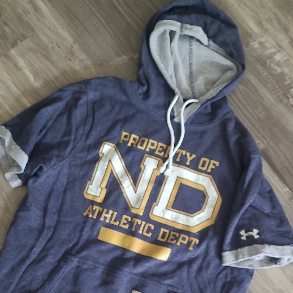 Under Armour Notre Day Tee Hoodie - Picture 3 of 5